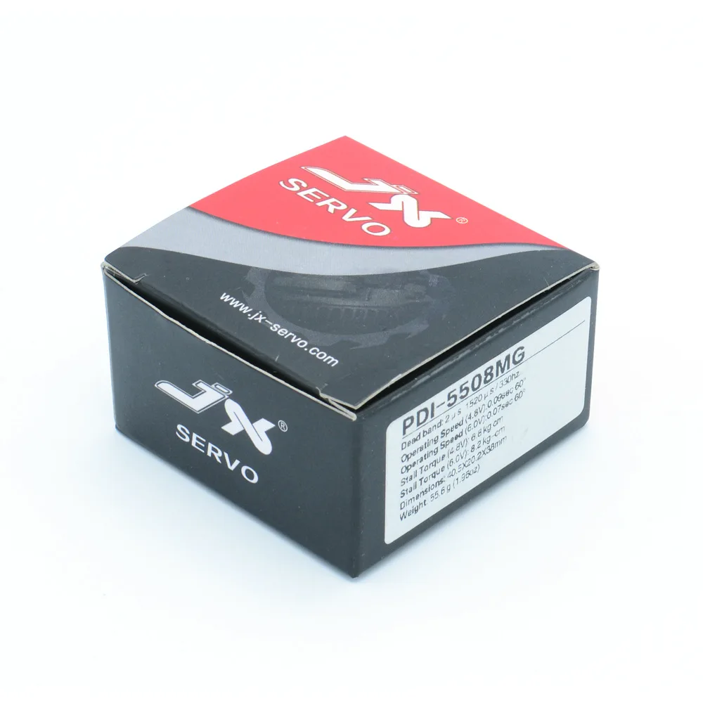 Jx сервопривод PDI-5508MG 8 кг высокоскоростной стандартный сервопривод металлическая передача цифровая сервопривод для р/у автомобиль для дрифта RC робот Rc самолет
