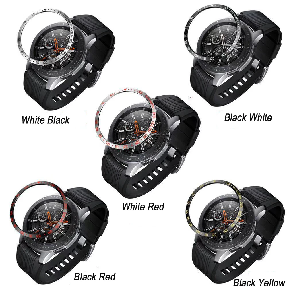 

Bezel Ring for Samsung Galaxy Watch 42mm/46mm Gear S2/S3 Frontier & Classic Cover Scratch Stainless Steel Protection for Watch