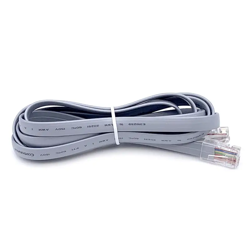 0 5 м/1 м/2 м короткий кабель CAT6 плоский сетевой UTP Ethernet RJ45 соединительный LAN СЕРЫЙ