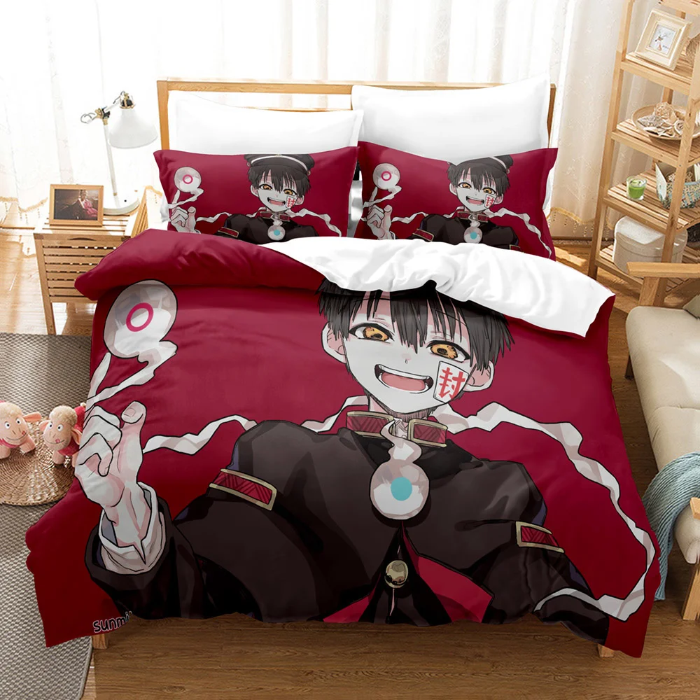 jogo de cama anime japonês capa de edredão consolador roupa única rainha tamanho rei dropshipping