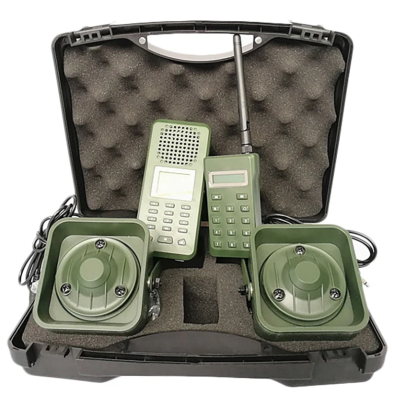 

Hunting Decoy MP3 Bird Caller 300-500M Remote Remote Control 2x50W External Loud Speaker EU Plug