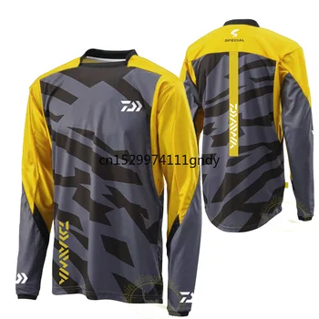

2020 Daiwa Cycling Fishing Jerseys Anti-mosquito Fishing Clothing Long Sleeve Anti-UV Autumn Shirt Quick Dry Fishing Sportswear