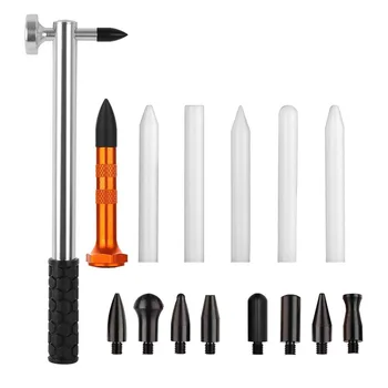 

Tools Metal Tap Down Pen With 9 Heads Dent hammer Tap Down Hammer hand tool use for car dent repair