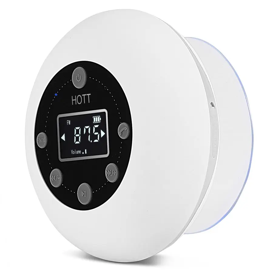 HOTT HS07 водонепроницаемый bluetooth динамик для ванной комнаты беспроводной мини
