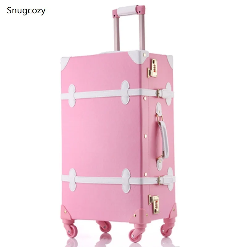 Snugcozy-maleta de viaje de la serie Princess, tamaño de 20/22/24 pulgadas, bolso de mano y Spinner para equipaje rodante - AliExpress y bolsas