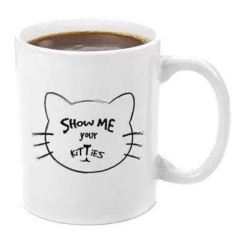 

Show Me Your Kitties Boss Coffee Birthday Surprise Cat Movie Lovers Premium Gift