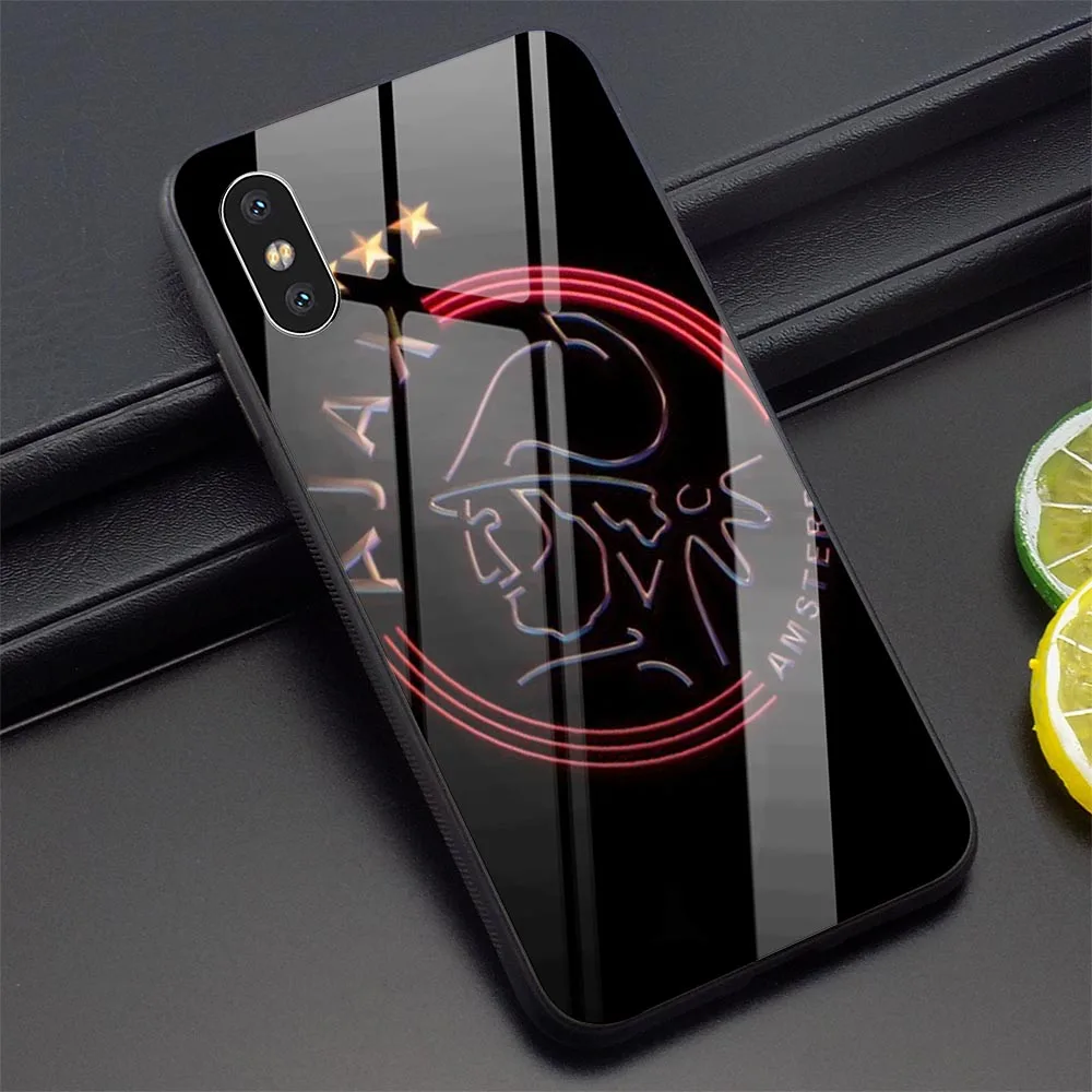 Ajax команда телефон чехол для iPhone X Case 6 6S XR Xs Max 8 плюс 7 5S 5 SE 11 Pro закаленное стекло - Цвет: K3001204