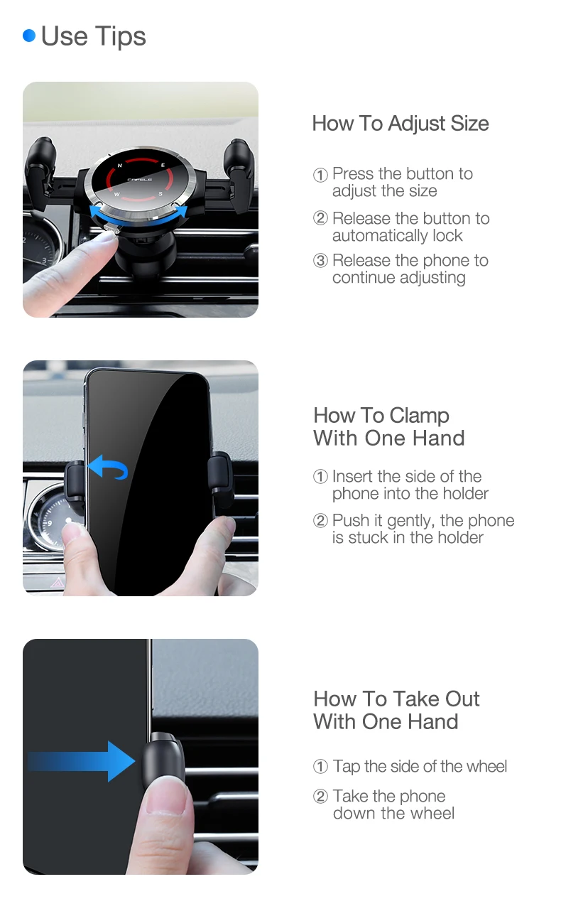 mobile phone holder in car  (16)