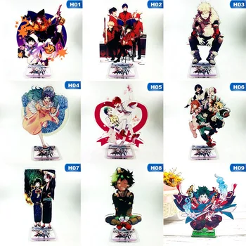 

New Japan Anime My Hero Academia Todoroki Shoto Bakugou Katsuki Cosplay Figure Acrylic Desk Stand Figure Model Plate Decor Gift