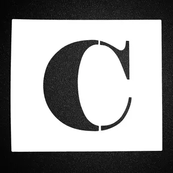 

8pcs/set Uppercase Letter Stencils Templates Signs DIY Painting for Restaurant 24BB