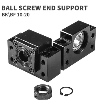 

Screw support bracket fixed bracket linear bearing BKBF10 BKBF12 BKBF15 for ball screw sfu1605/sfu2005