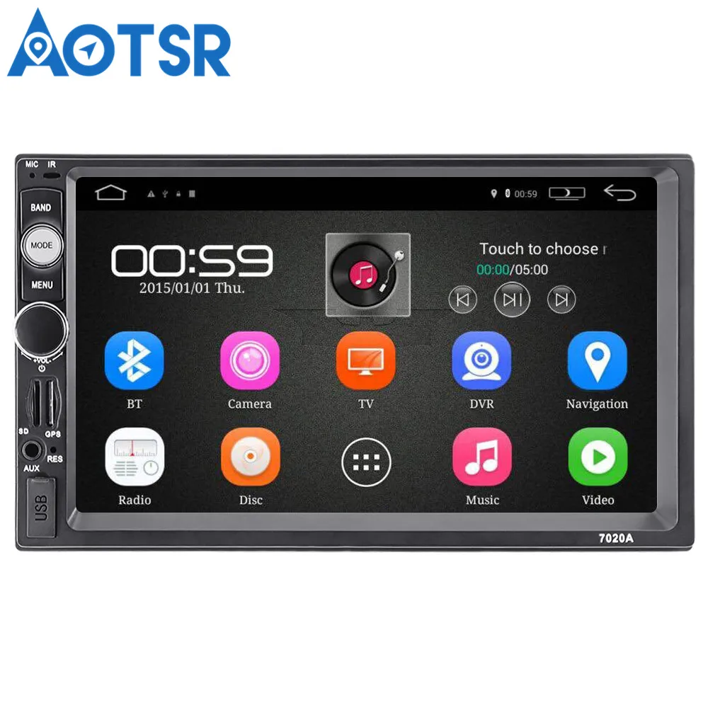 Aotsr 2 Din 178*100 мм Android 8 1 четырехъядерный Универсальный Автомобильный GPS DSP радио