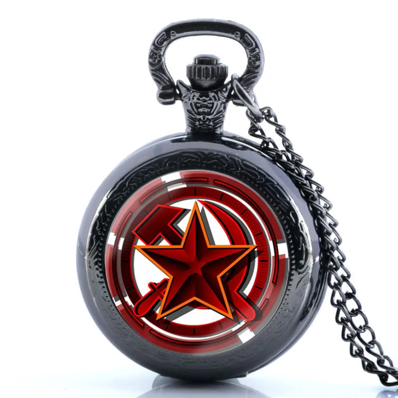 

Men Quartz Pocket Watch Alloy United States Military Series Retro Style Round White Dial Pendant Watch Necklace Chain Clock Gift
