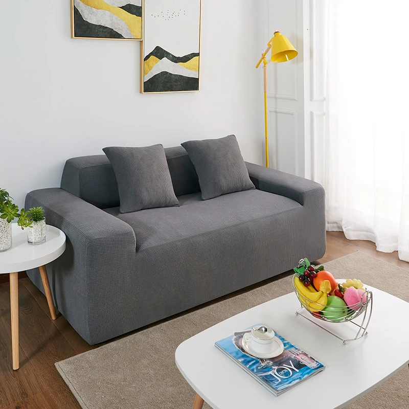 Model 9 Однотонный водонепроницаемый чехол для дивана, эластичный плотный чехол, не скользкий чехол, универсальный жаккардовый чехол для дивана - Color: Model 9