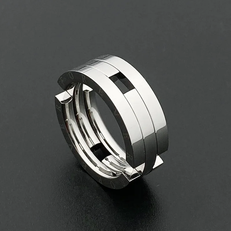 Stainless Steel Couple Gift Transformable Dual Purpose Ring Fashionable finger ring stainless steel ring ring set couples rings