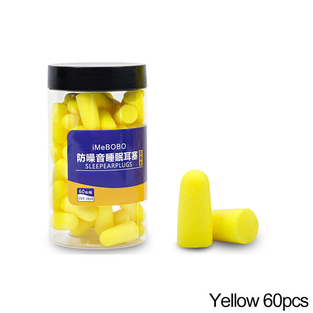 Sleeping Earplugs Anti Snoring Noise Reduction Sound Insulation Earplug Hearing Protection Foam Reusable Ear Plugs