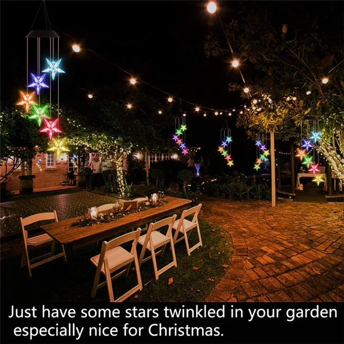 Solar Mobile Wind Chime 4