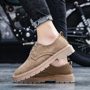 

Men Shoes Tooling Casual Natural Leather Brand Shoes Men Business Casual Office Formal High Quality Shoes Comfy Zapatos Hombre