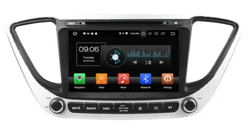 

9" Quad core Android 9.0 Car GPS radio Navigation for Hyundai Verna Accent Solaris 2018-2019 with 4G/Wifi DVR OBD mirror link
