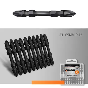 

10pcs Double End Screwdriver Bits Phillips Slotted Antislip PH2 Electric Impact