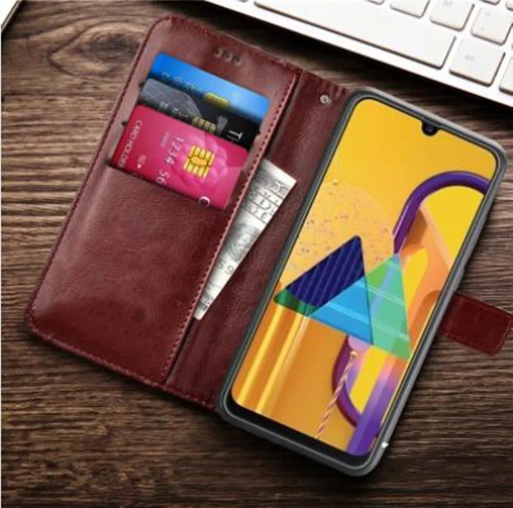 Leather Case For Samsung Galaxy M31S M31 M51 M21 M62 M21S M11 M02S M12 M30S F41 F62 F12 F02S Flip Cover Book Case Houses 4