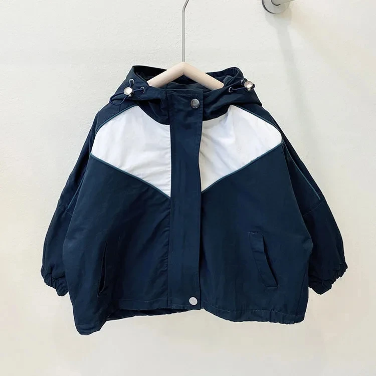 Boys coats spring autumn new baby children's fashion hooded submachine jackets baby kids boys' coat fashion casual tops P4 341 Outerwear & Coats classic