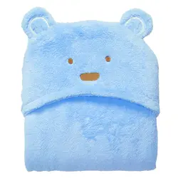 3D детское одеяло, мягкий детский банный халат с капюшоном и животными, мягкая детская мультяшная полотенце, персонаж, детский купальный