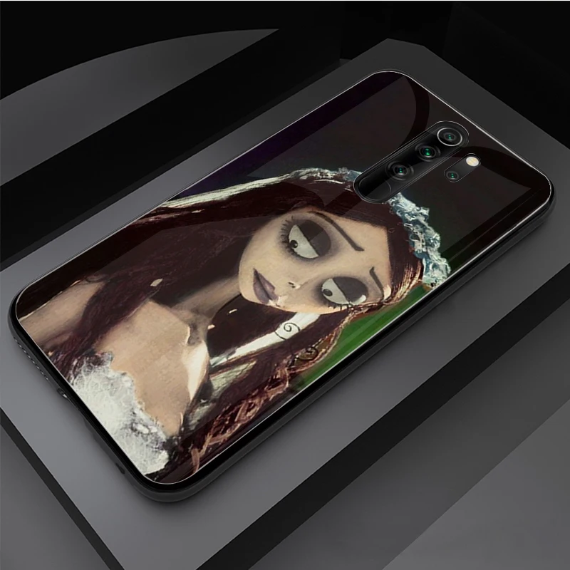 corpse bride Tempered Glass Phone Case For Redmi Note 5 6 7 8 Pro Note8T Note9S Redmi8 9 Cover Shell xiaomi leather case custom