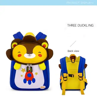 

Joyloading Cute Original Children 3D Monkey Lion Chicken Rabbit Cartoon Kids Animal Backpack Toddler Rucksack Bag