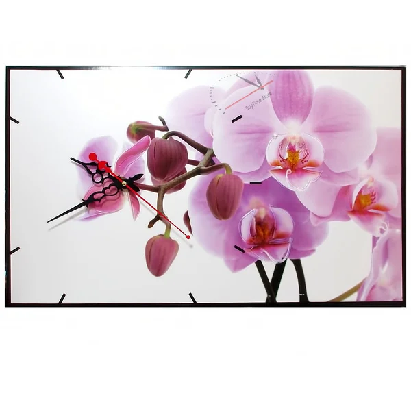 Nastennye Chasy Time 2 Go 1016 Orhideya Sirenevaya Wall Clocks Aliexpress