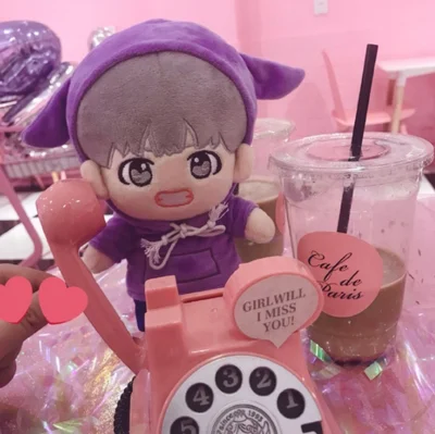 Мода Корея Kawaii Мультяшные плюшевые куклы игрушки плюшевая кукла суперзвезда Милая с одеждой игрушка Подарки коллекция для фанатов подарки