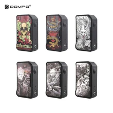 280 Вт DOVPO MVV II мод Vape Питание от двойной батареи 18650 большая кнопка огня для 510 Распылитель резьбы