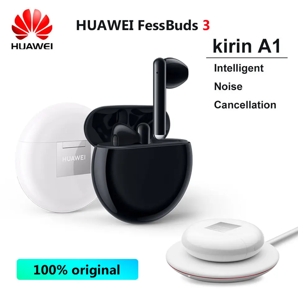 HUAWEI FreeBuds 3 - Auricular inalámbrico Bluetooth con cancelación de  ruido inteligente (chipset Kirin A1, latencia ultra baja, conexión  Bluetooth