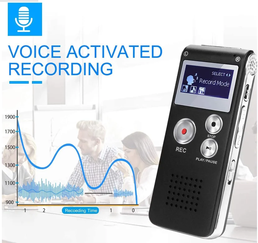 Mini Enregistreur Vocal Numérique Portable, Appareil D'enregistrement