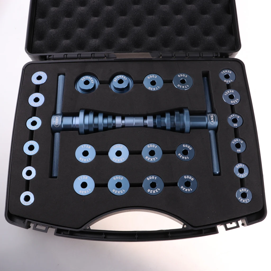 MagiDeal Machined Bike Bearing Press Kit Installation Tool Installer Removal