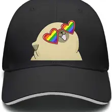 Pride Gay радужные очки мопса Мужские Винтажные регулируемые сетчатые Хлопковые бейсболки