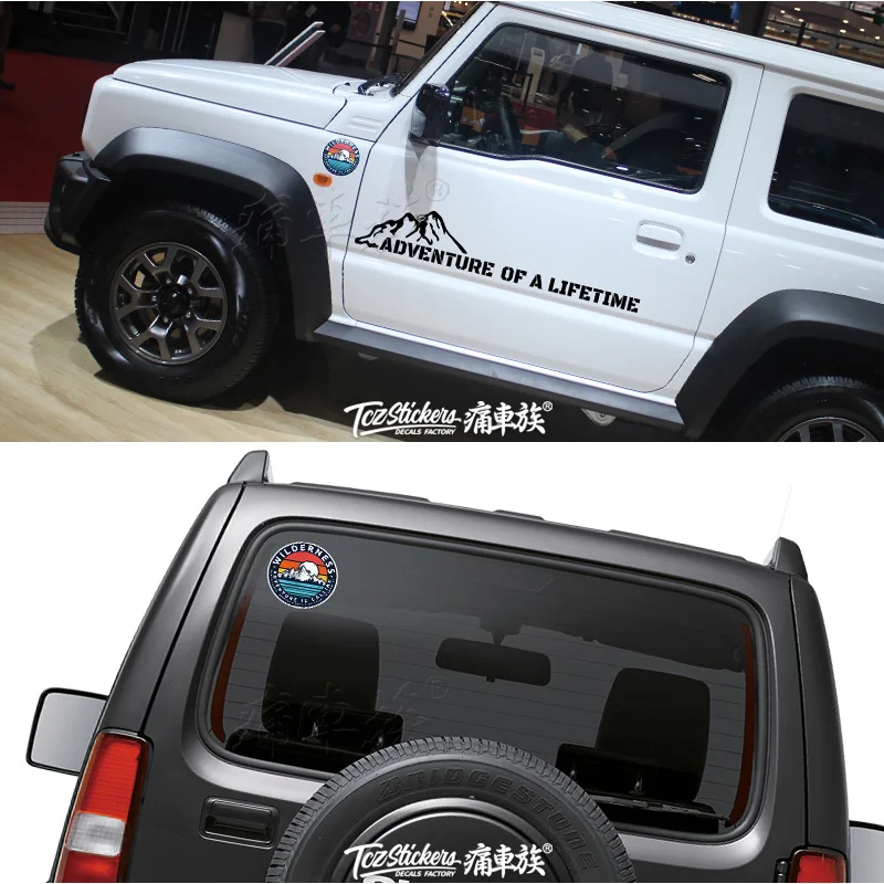 Suzuki Jimny decal sticker side stripes AWESOME UNIQUE JB74w 2020