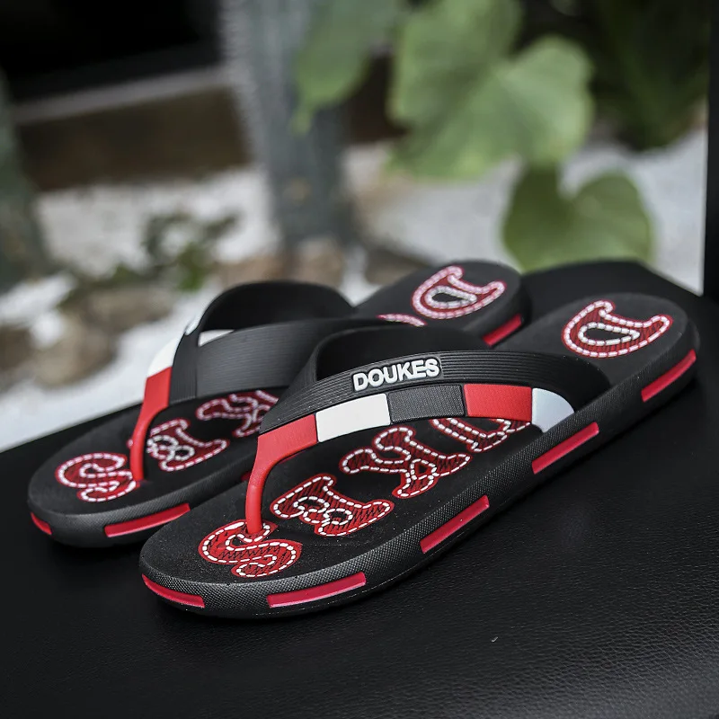 

2019 Summer New Style Men Casual Thick Bottomed Flip-flops Outdoor Travel Beach MEN'S Sandals