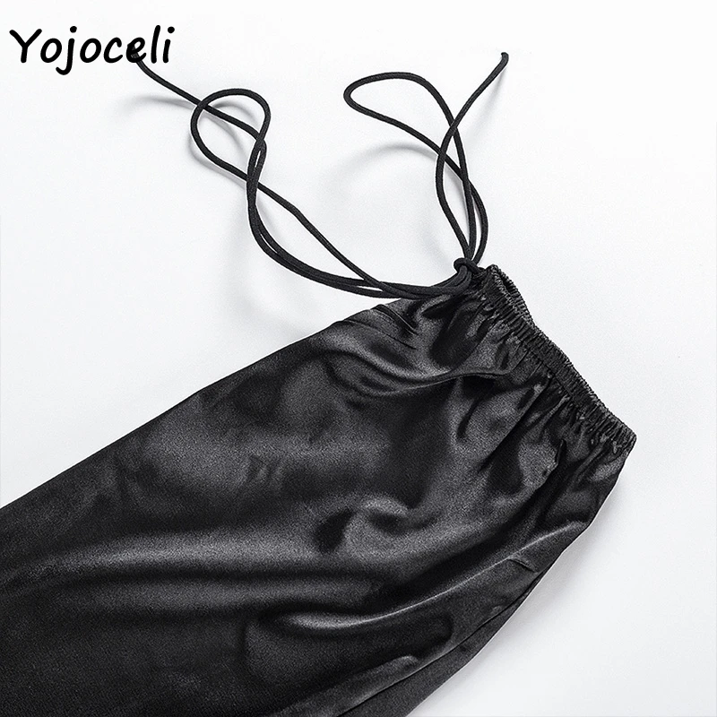 Yojoceli, Бандажное платье с открытыми плечами и рюшами, женское мини платье с длинным рукавом и бантом, облегающее, вечерние, клубные платья, женские платья