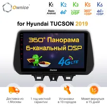 Ownice 8 ядерный Android 9,0 k3 k5 k6 автомобильный dvd-плеер для hyundai New Tucson IX35 360 панорама DSP 4G LTE радио gps Navi
