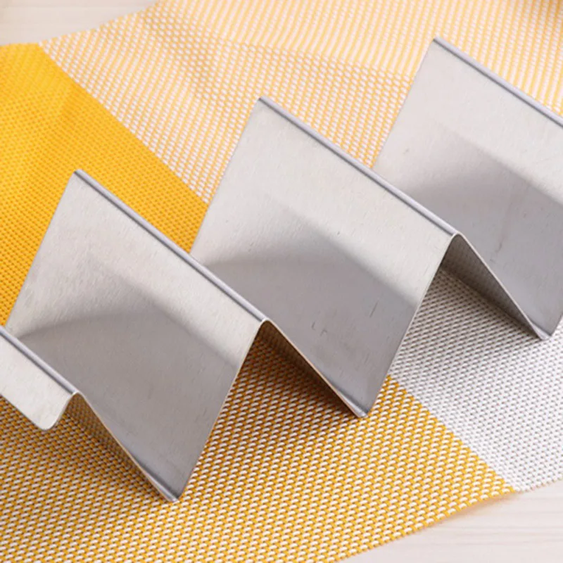 Kitchen Stainless Steel Pancake Rack Mexican Pie Rack V-shape Pancakes Rack Multi-purpose Food Rack For Restaurants