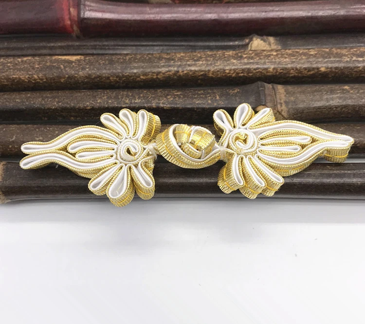 10pcs/lot Chinese Frog Buttons Knot Fastener Buttons For Cheongsam Tang Suit Decoration Sewing Accessories - Цвет: 15