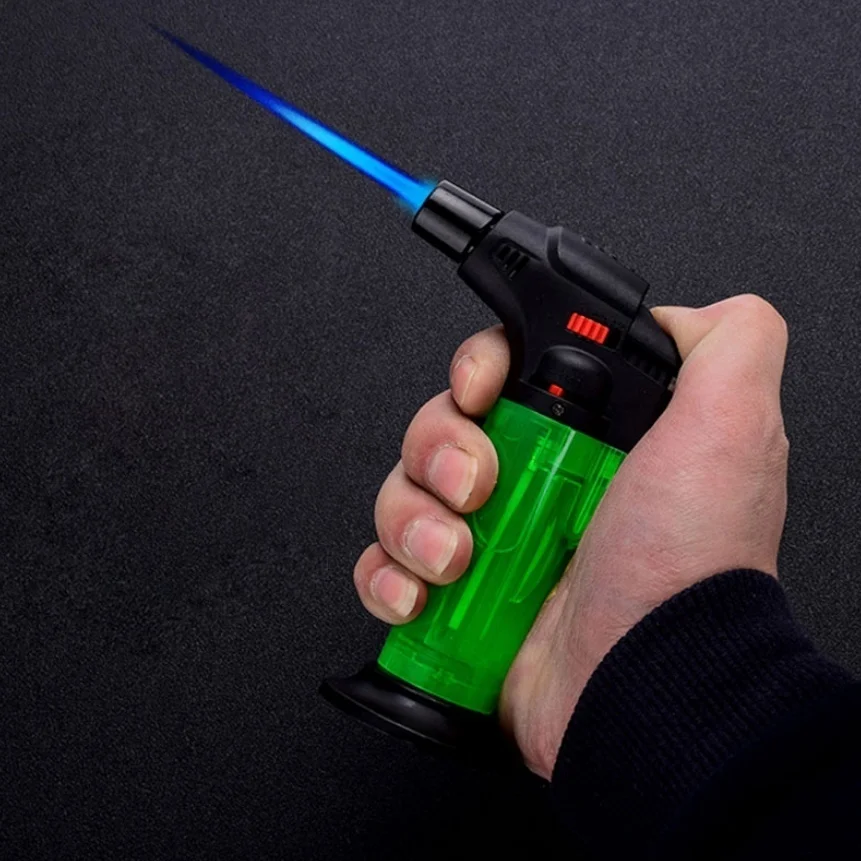 

Windproof Refillable Lighter Torch Butane Lighter Chef Cook Adjustable Flame Lighter Ignition Spray Gun Picnic