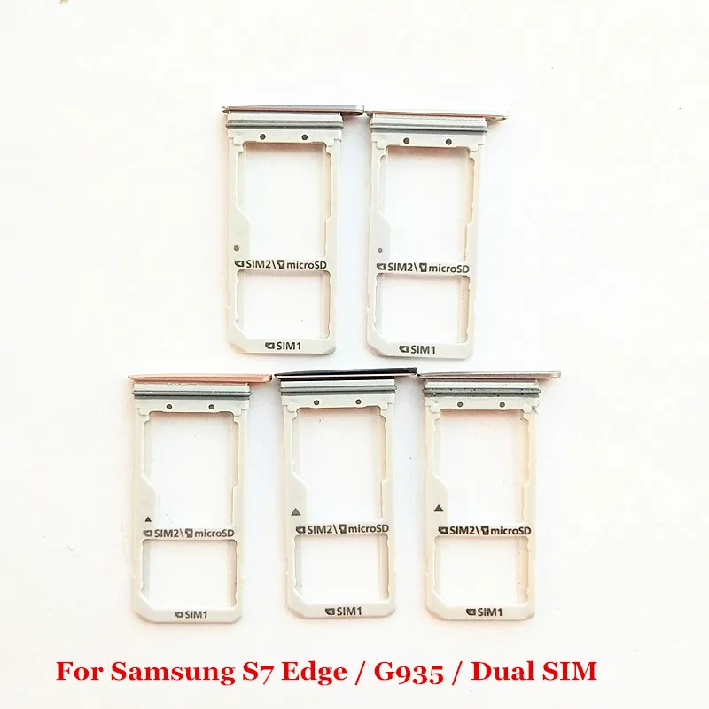 Dua/Singlel держатель sim-карт лоток Слот адаптер для samsung Galaxy S7 Edge G935 | Мобильные