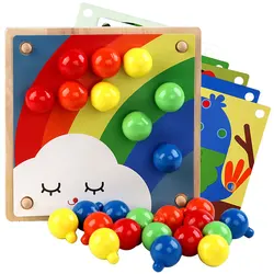 3d quebra cabeças brinquedos para crianças engraçado mosaico cogumelo prego kit botões arte montagem crianças iluminação brinquedo educacional diy botão