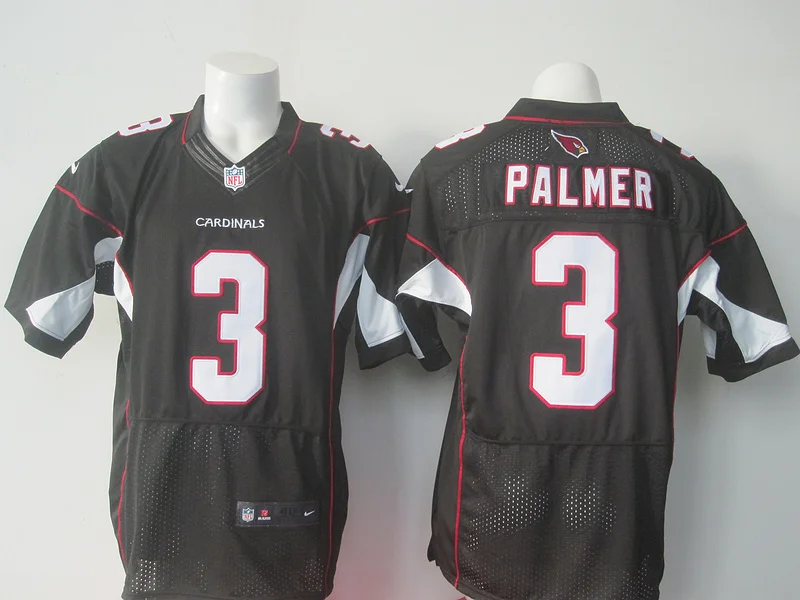 Синий Stitiched, Arizona s Carson Palmer Kurt Warner Ларри фитцджералд Патрик Питерсон Tyrann Mathieu Джерси - Цвет: Синий