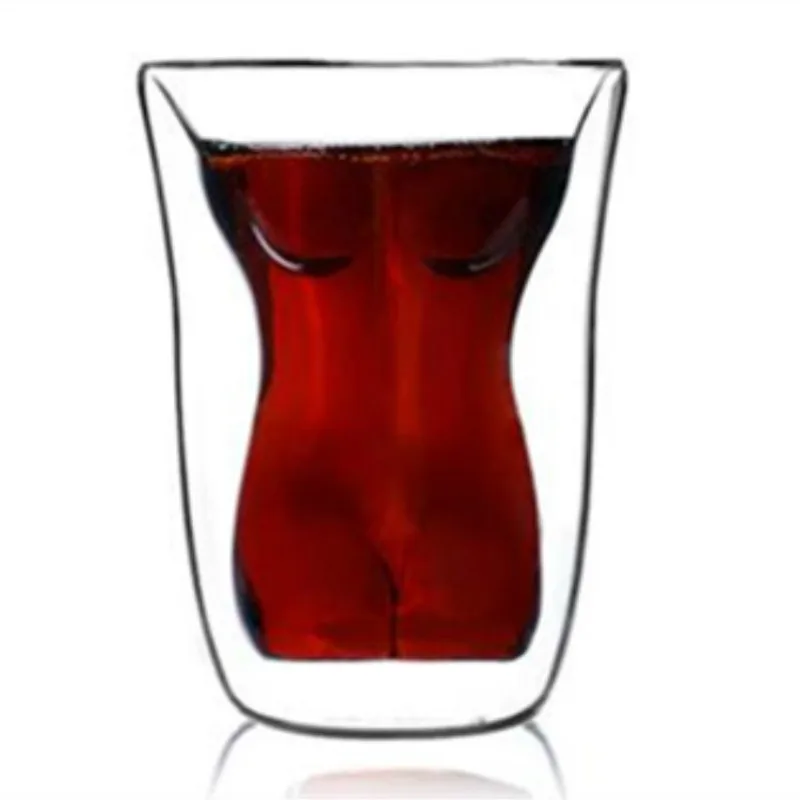 

100-200ml Whisky Wine GLass Beauty Wine Cup Vodka Cup Coffee Cup Double Glass Men's Cup Beer Cup Tea Cup Bar Home Drinking Set