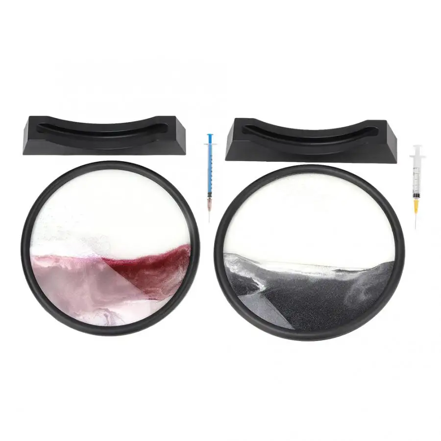 Песочные часы струящийся песок живопись 3D песочные украшение пейзажная зыбучий