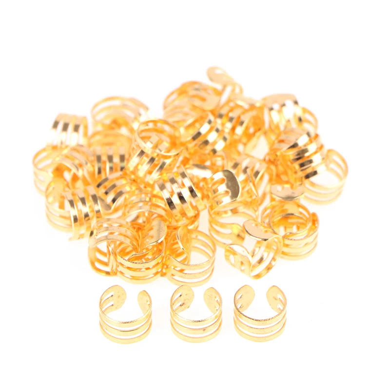 Hair Braid Dreadlock Beads Cuffs Clips Braid Spiral Hair Extension 5-180pcs for Accessories Ring Mixing jewelry accessories,hair accessory