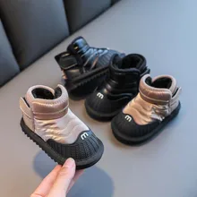 Zapatos de invierno para bebés, botas para mantener el calor, para primeros pasos, para niños y niñas, impermeables, informales para exteriores, SXR010